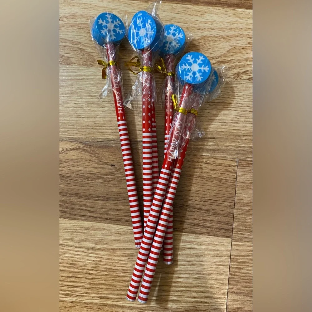 Customer Appreciation Christmas Pencils 40 Pieces NEW